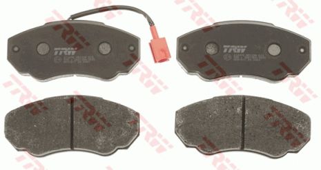 Комплект гальмівних колодок PEUGEOT BOXER, FIAT DUCATO, CITROËN JUMPER, TRW (GDB1517)