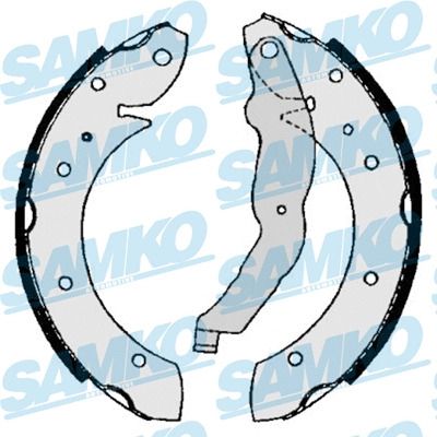 Комплект гальмівних колодок BMW 3, SAMKO (86860)