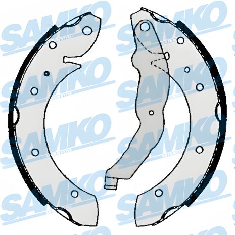 Комплект гальмівних колодок BMW 3, SAMKO (86860)