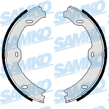 Колодки стояночного тормоза для MAYBACH 62, MB E-CLASS, MB CLS, SAMKO (89020)