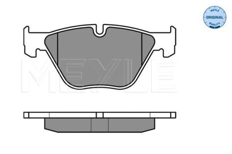 Комплект гальмівних колодок BMW X1, BMW 3, MEYLE (0252331320) Комплект гальмівних колодок BMW X1, BMW 3, MEYLE (0252331320)