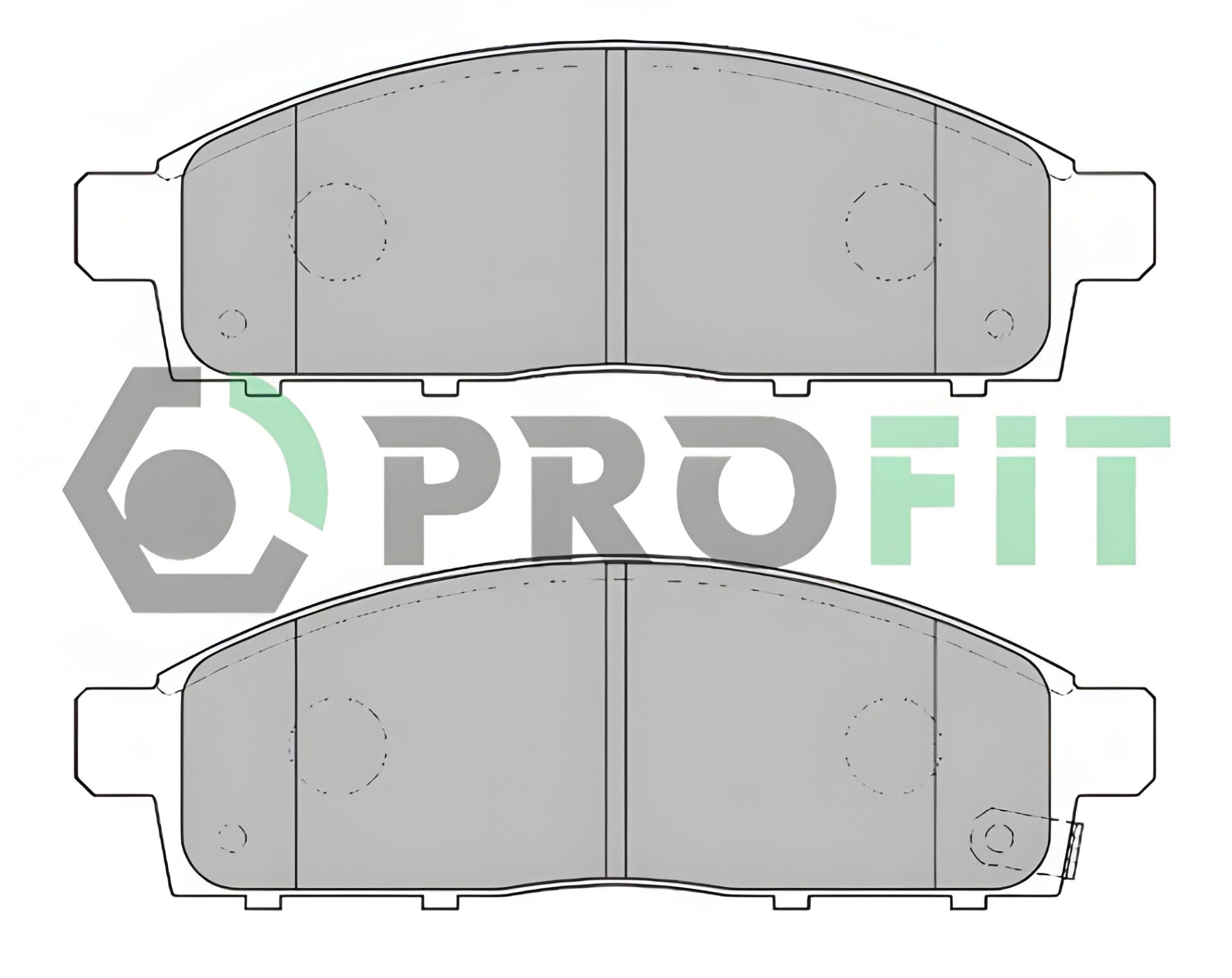 Комплект гальмівних колодок MITSUBISHI L200, PROFIT (50002016) Комплект гальмівних колодок MITSUBISHI L200, PROFIT (50002016)