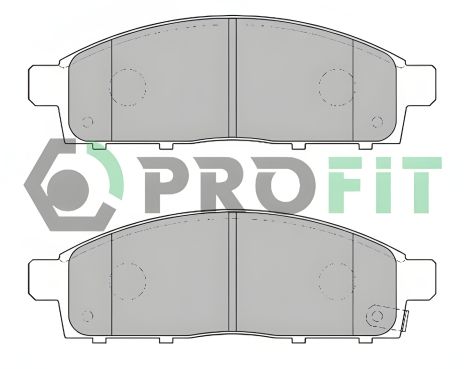 Комплект гальмівних колодок MITSUBISHI L200, PROFIT (50002016) Комплект гальмівних колодок MITSUBISHI L200, PROFIT (50002016)