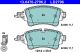 Комплект гальмівних колодок VW TOUAREG, AUDI A7, AUDI A4, ATE (13047027962)
