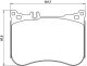 Комплект гальмівних колодок BRABUS 40S, MB S-CLASS, MB CLS, BREMBO (P50114)