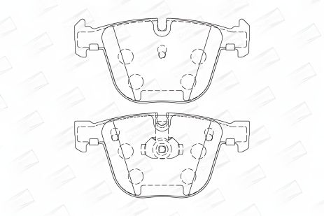 Комплект гальмівних колодок для Rolls-Royce Phantom, BMW X5 та Bentley Continental, CHAMPION (571991CH) Комплект гальмівних колодок для Rolls-Royce Phantom, BMW X5 та Bentley Continental, CHAMPION (571991CH)