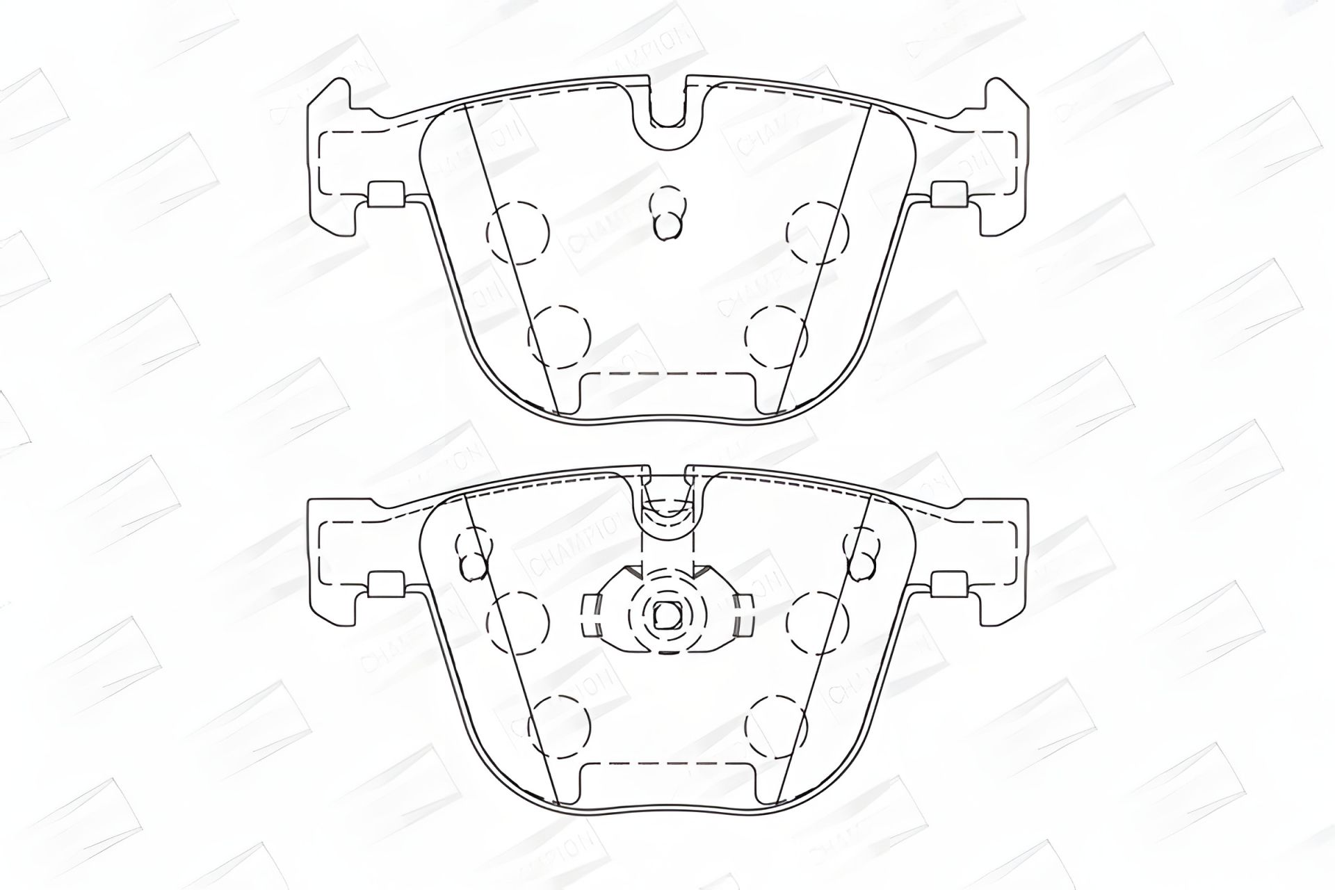 Комплект гальмівних колодок для Rolls-Royce Phantom, BMW X5 та Bentley Continental, CHAMPION (571991CH) Комплект гальмівних колодок для Rolls-Royce Phantom, BMW X5 та Bentley Continental, CHAMPION (571991CH)