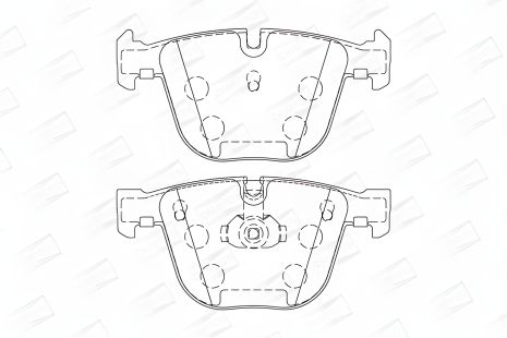 Комплект гальмівних колодок для Rolls-Royce Phantom, BMW X5 та Bentley Continental, CHAMPION (571991CH) Комплект гальмівних колодок для Rolls-Royce Phantom, BMW X5 та Bentley Continental, CHAMPION (571991CH)