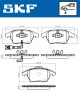 Комплект гальмівних колодок для SKODA FABIA, SEAT TOLEDO, AUDI A1, SKF (VKBP80007E)