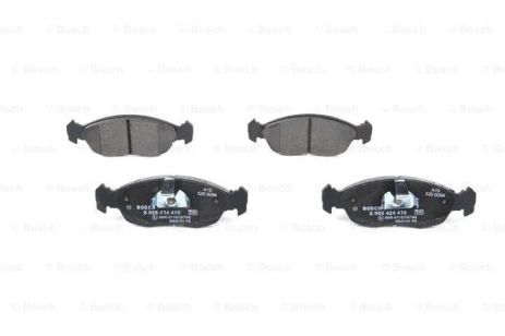 Комплект гальмівних колодок CITROËN SAXO, PEUGEOT 306, PEUGEOT 205, BOSCH (0986424410)