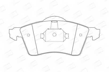 Комплект гальмівних колодок для VW TRANSPORTER, виробництво CHAMPION (571934CH) Комплект гальмівних колодок для VW TRANSPORTER, виробництво CHAMPION (571934CH)
