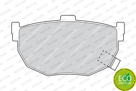 Комплект тормозных колодок KIA CERATO, HYUNDAI COUPE, NISSAN BLUEBIRD, FERODO (FDB638)