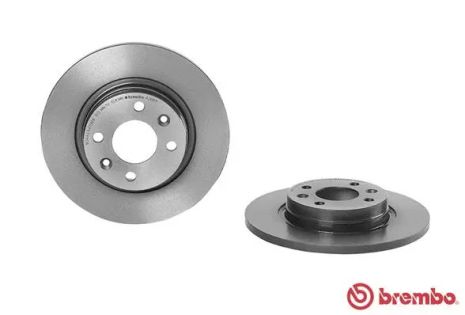Диск гальмівний SMART FORTWO, DACIA SANDERO, RENAULT SANDERO/STEPWAY, BREMBO (08A26811)