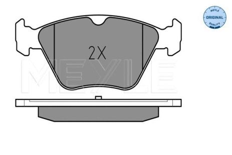 Комплект тормозных колодок MB (BBDC), CHRYSLER CROSSFIRE, MB E-CLASS, MEYLE (0252167020)