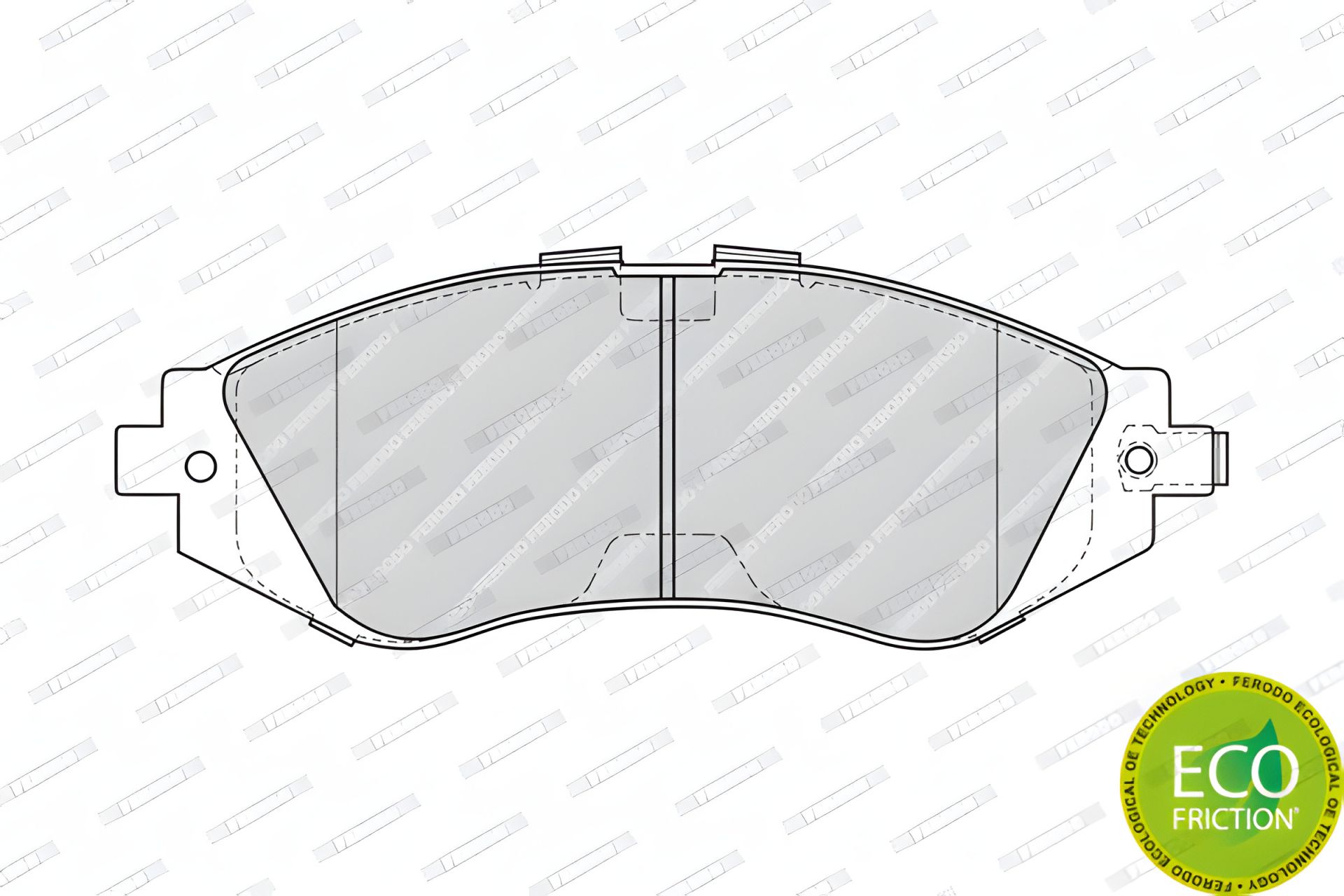 Комплект гальмівних колодок для CHEVROLET AVEO, HYUNDAI TRAJET, DAEWOO NUBIRA, FERODO (FDB1369) Комплект гальмівних колодок для CHEVROLET AVEO, HYUNDAI TRAJET, DAEWOO NUBIRA, FERODO (FDB1369)