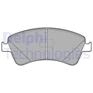 Комплект гальмівних колодок TOYOTA VERSO, TOYOTA AVENSIS, TOYOTA AURIS, DELPHI (LP2104)