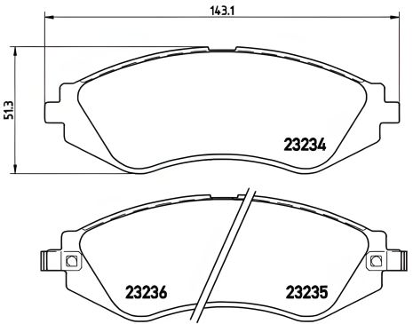 Комплект тормозных колодок SUZUKI RENO, PONTIAC G3, CHEVROLET LACETTI, BREMBO (P15002) Комплект тормозных колодок SUZUKI RENO, PONTIAC G3, CHEVROLET LACETTI, BREMBO (P15002)