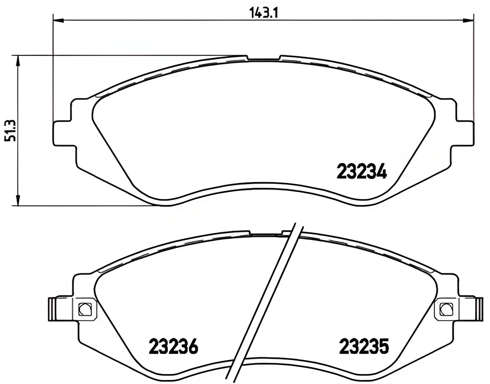 Комплект тормозных колодок SUZUKI RENO, PONTIAC G3, CHEVROLET LACETTI, BREMBO (P15002) Комплект тормозных колодок SUZUKI RENO, PONTIAC G3, CHEVROLET LACETTI, BREMBO (P15002)