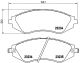 Комплект тормозных колодок SUZUKI RENO, PONTIAC G3, CHEVROLET LACETTI, BREMBO (P15002) Комплект тормозных колодок SUZUKI RENO, PONTIAC G3, CHEVROLET LACETTI, BREMBO (P15002)