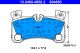 Комплект тормозных колодок AUDI Q7, VW TOUAREG, PORSCHE CAYENNE, ATE (13046048502)