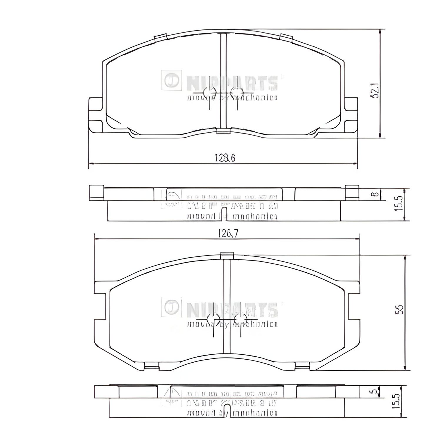 ΠΠ°Π»ΡΠΌΡΠ²Π½Ρ ΠΊΠΎΠ»ΠΎΠ΄ΠΊΠΈ ΠΊΠΎΠΌΠΏΠ»Π΅ΠΊΡ TOYOTA LITEACE, GALANT, STARION, NIPPARTS (J3602039) ΠΠ°Π»ΡΠΌΡΠ²Π½Ρ ΠΊΠΎΠ»ΠΎΠ΄ΠΊΠΈ ΠΊΠΎΠΌΠΏΠ»Π΅ΠΊΡ TOYOTA LITEACE, GALANT, STARION, NIPPARTS (J3602039)