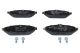 Комплект гальмівних колодок MB E-CLASS, MB C-CLASS, MB CLS, ATE (13047026102)