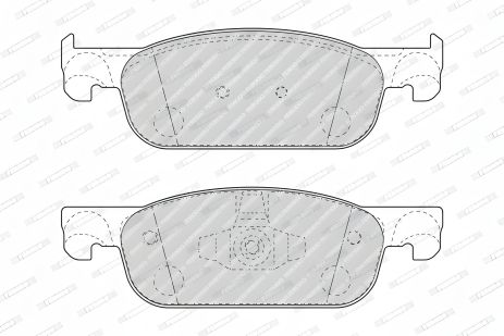 Гальмівні колодки для LADA XRAY, DACIA LOGAN, RENAULT SANDERO/STEPWAY, FERODO (FDB4907)