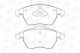 Комплект тормозных колодок CITROËN C4, PEUGEOT 208, PEUGEOT RCZ, CHAMPION (573134CH)