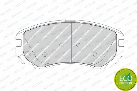 Комплект гальмівних колодок для KIA OPTIMA, HYUNDAI TUCSON, HYUNDAI TIBURON, FERODO (FDB1733) Комплект гальмівних колодок для KIA OPTIMA, HYUNDAI TUCSON, HYUNDAI TIBURON, FERODO (FDB1733)