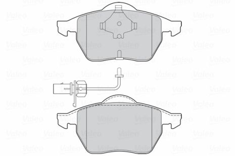 Комплект тормозных колодок SEAT EXEO, SKODA SUPERB, VW PASSAT, VALEO (301483)