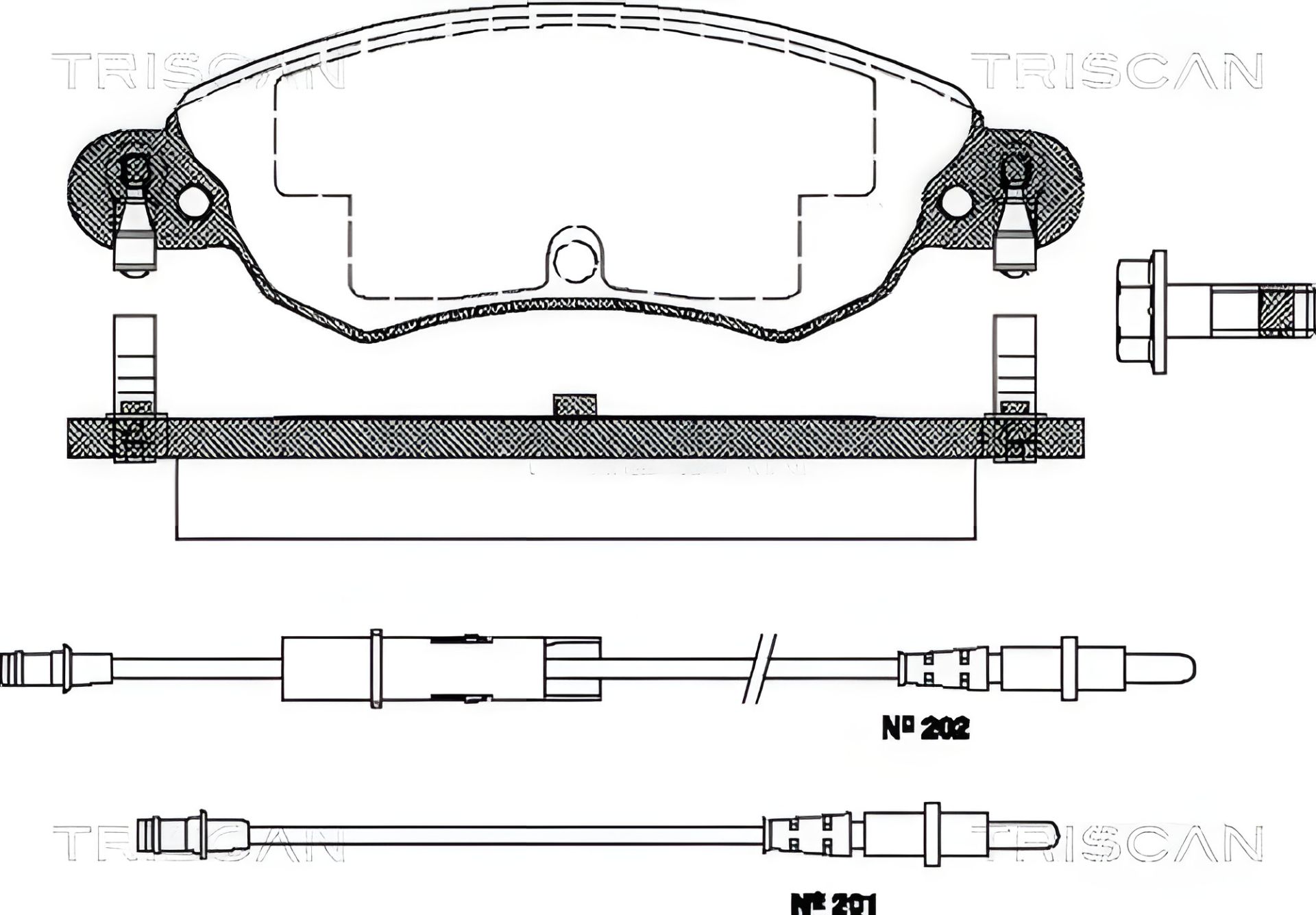 Комплект гальмівних колодок CITROËN C5, TRISCAN (811028016) Комплект гальмівних колодок CITROËN C5, TRISCAN (811028016)