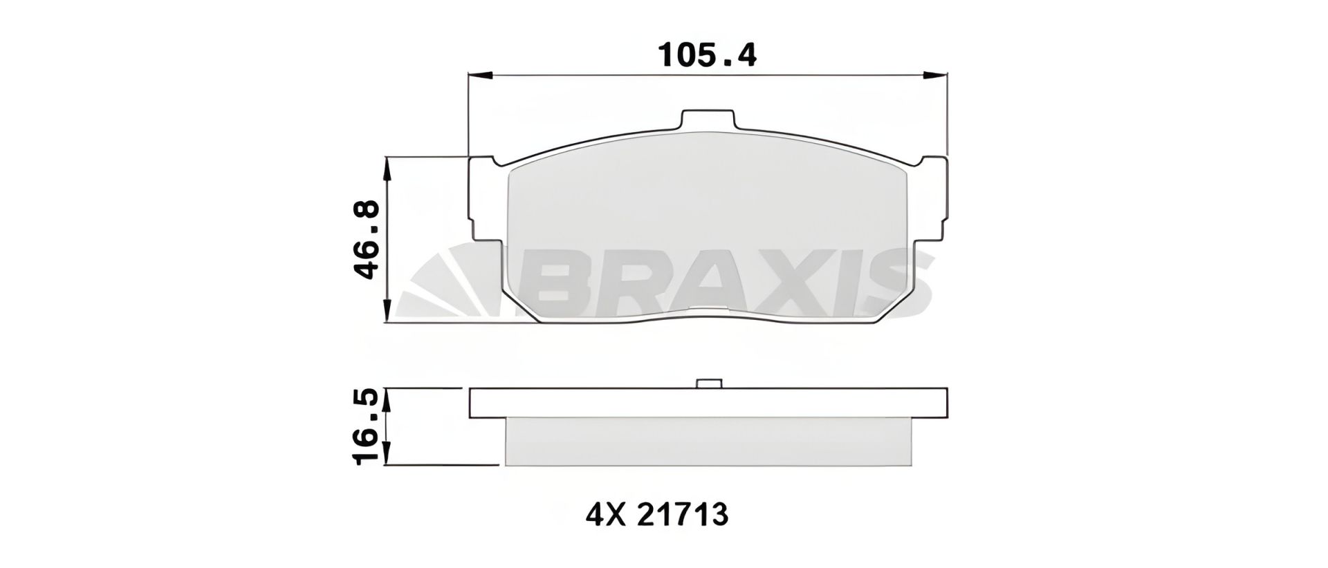 Комплект гальмівних колодок NISSAN ALMERA, NISSAN MAXIMA, NISSAN PRIMERA, BRAXIS (AA0310) Комплект гальмівних колодок NISSAN ALMERA, NISSAN MAXIMA, NISSAN PRIMERA, BRAXIS (AA0310)