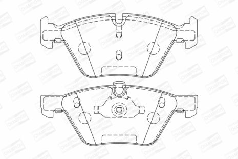 Комплект тормозных колодок BMW 1, BMW 5, BMW X1, CHAMPION (573151CH)