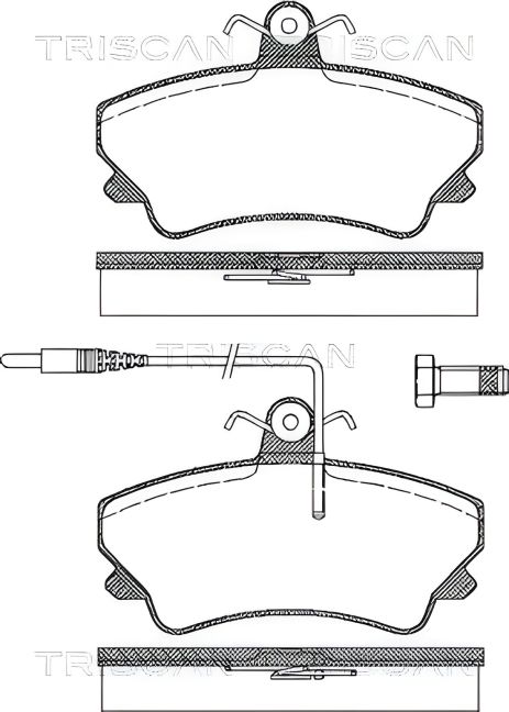 Тормозные колодки комплект для RENAULT ESPACE, TRISCAN (811025009) Тормозные колодки комплект для RENAULT ESPACE, TRISCAN (811025009)
