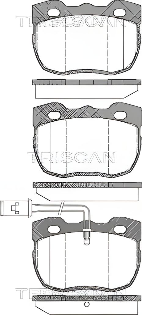 Гальмівних колодок комплект ROVER LAND, TRISCAN (811017006)