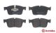 Комплект гальмівних колодок LAND ROVER, JAGUAR (CHERY), JAGUAR XF, BREMBO (P36031)