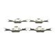 Комплект гальмівних колодок BMW X6, BMW X3, BMW i4, BOSCH (0986424849)
