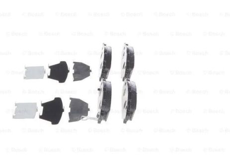 Комплект гальмівних колодок TOYOTA GT, SUBARU IMPREZA, SUBARU LEGACY, BOSCH (0986494444)