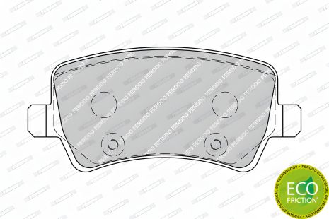 Тормозные колодки комплект VOLVO ASIA, VOLVO (CHANGAN), LAND ROVER, FERODO (FDB1918)