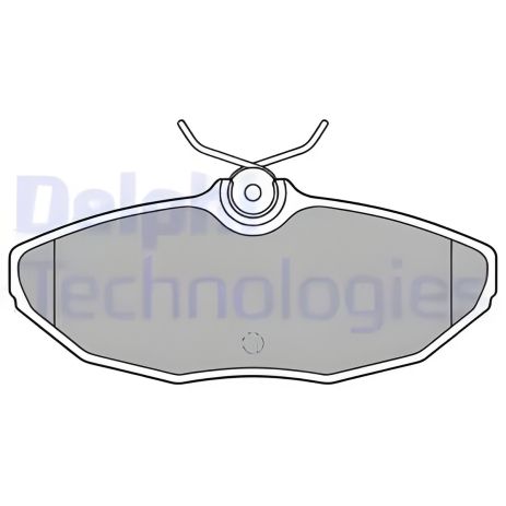 Тормозные колодки комплект для JAGUAR X-TYPE, XJ, S-TYPE, DELPHI (LP1505)