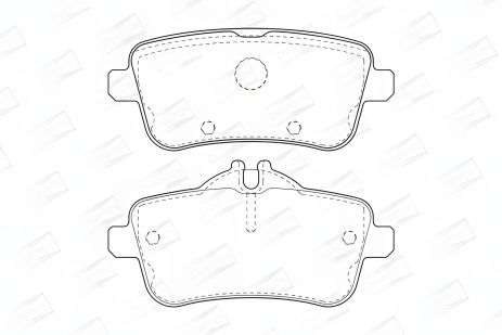 Набор тормозных колодок для MB GLE/GLS/M-CLASS, CHAMPION (573465CH)