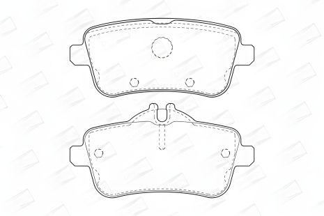 Набор тормозных колодок для MB GLE/GLS/M-CLASS, CHAMPION (573465CH)