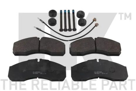 Комплект тормозных колодок NISSAN NT400, IVECO DAILY, RENAULT TRUCKS, NK (222395)