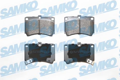 Комплект тормозных колодок для KIA Avella, MAZDA Demio и 323, SAMKO (5SP366) Комплект тормозных колодок для KIA Avella, MAZDA Demio и 323, SAMKO (5SP366)