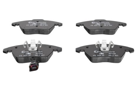 Комплект гальмівних колодок AUDI A1, AUDI TT, ATE (13046072262)