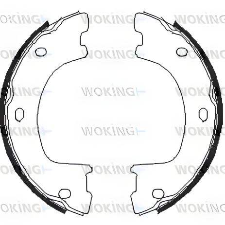 Гальмівний комплект для стоянки MB SPRINTER, VW CRAFTER, WOKING (Z467400)