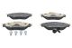 Комплект гальмівних колодок SEAT ALHAMBRA, VW SHARAN, VW CC, ATE (13046027642)