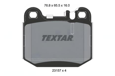 Комплект гальмівних колодок для MASERATI QUATTROPORTE і MB M-CLASS від TEXTAR (2315702) Комплект гальмівних колодок для MASERATI QUATTROPORTE і MB M-CLASS від TEXTAR (2315702)
