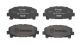 Комплект гальмівних колодок для ACURA TLX, HONDA ACCORD, BREMBO (P28043X)