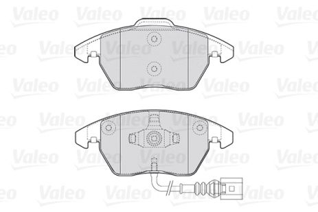 Комплект гальмівних колодок SKODA RAPID, SEAT TOLEDO, VW JETTA, VALEO (301635) Комплект гальмівних колодок SKODA RAPID, SEAT TOLEDO, VW JETTA, VALEO (301635)